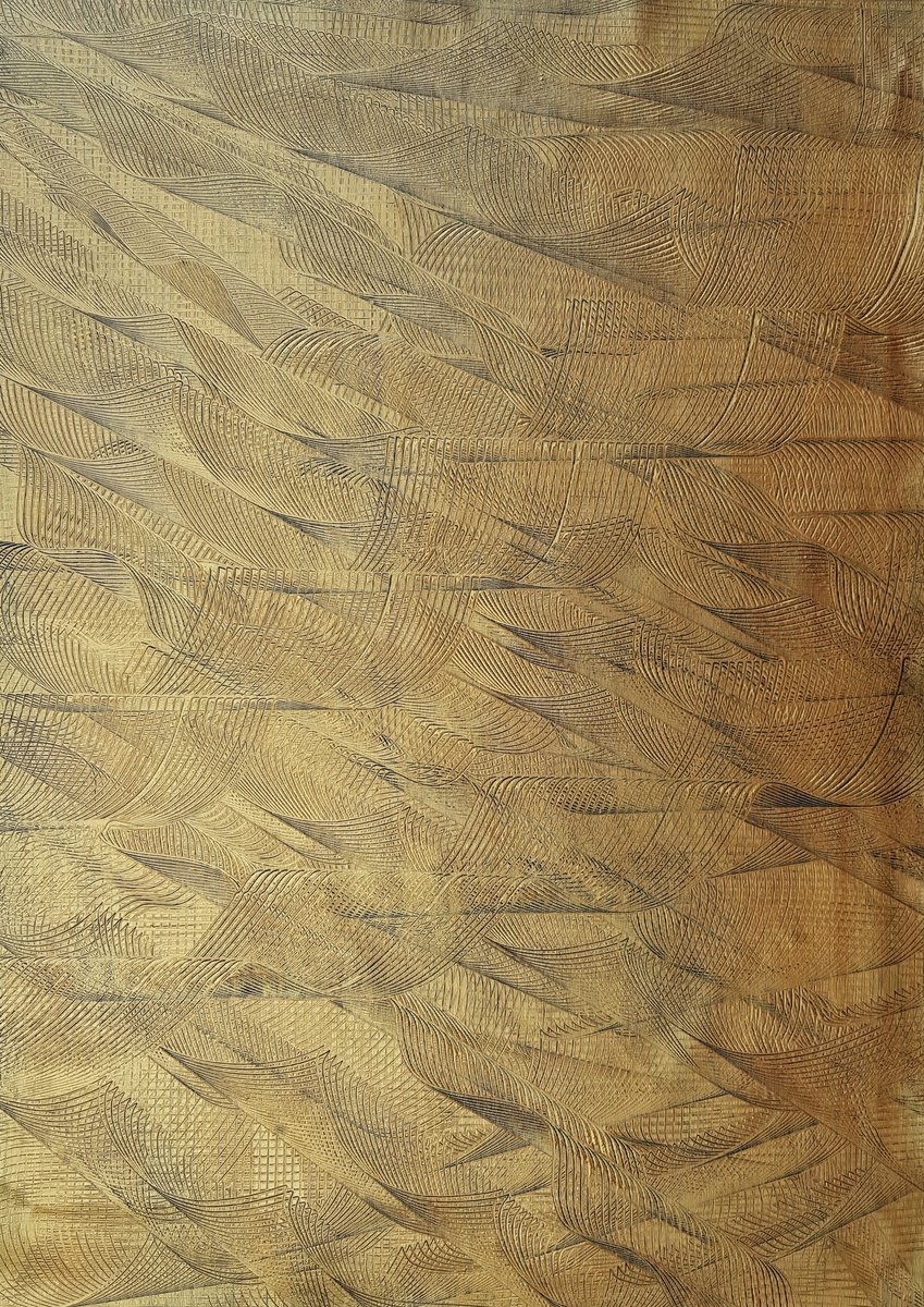 Abstract Acrylic Painting By Ivana Olbricht, 24 X 35, Sailing Trough Life With You, Original Artwork