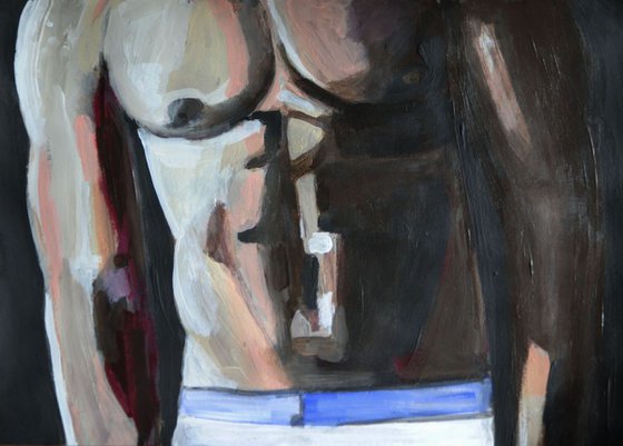 Male figure /  42 x 29.7 cm