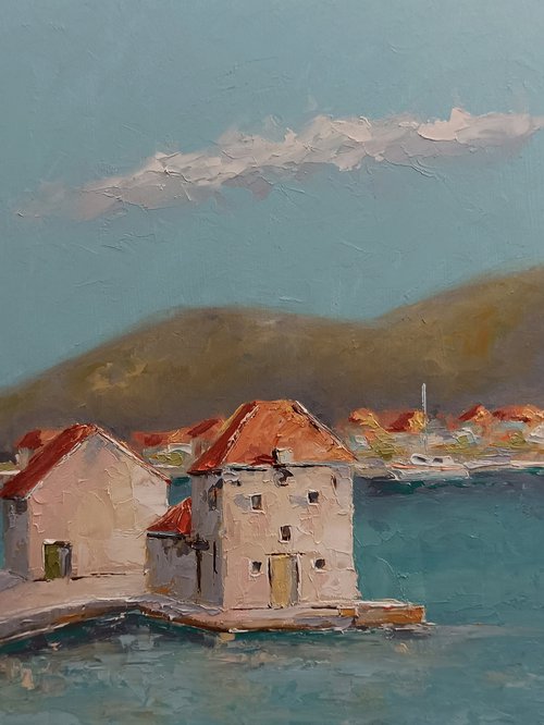 Old village on island Hvar. Croatia, Adriatic sea by Marinko Šaric