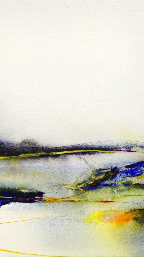 Landscape 21-14 30x22cm / 12x9 in by jelena b