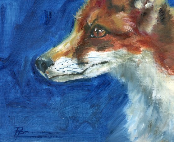 The Fox - Original Oil Painting