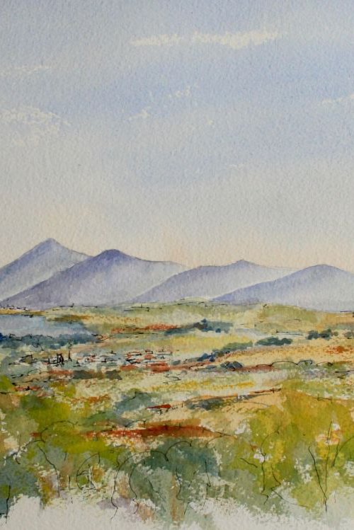The Mourne Mountains from Dundrum by Brian Tucker