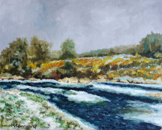 River, First Snow