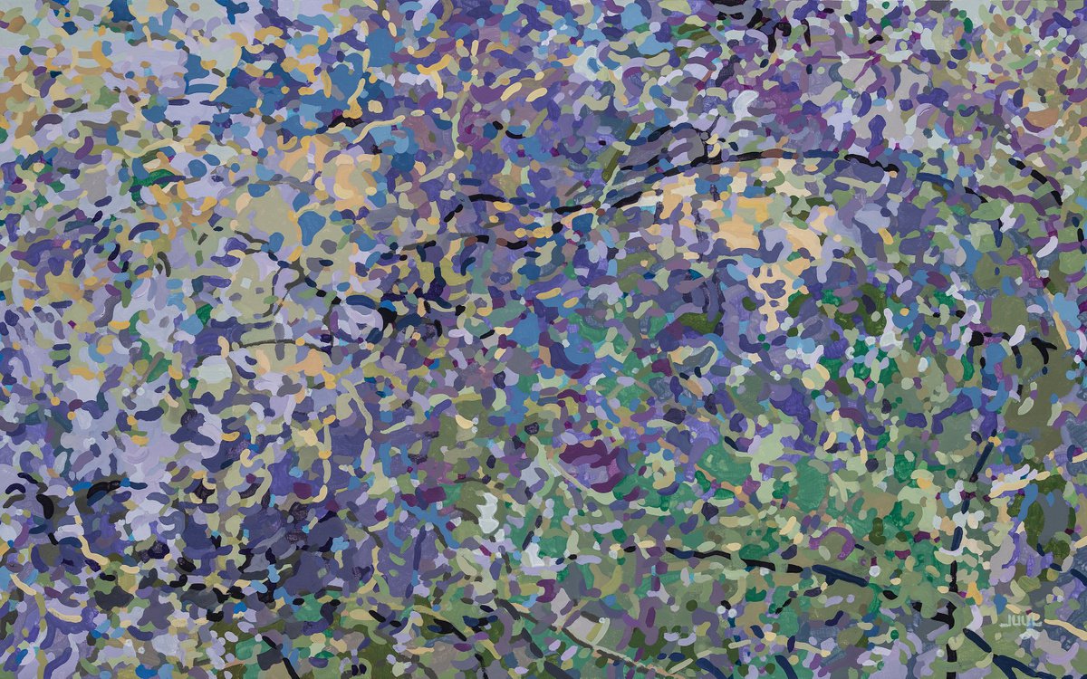 Vineyard, 30 x 48 by Margaret Juul