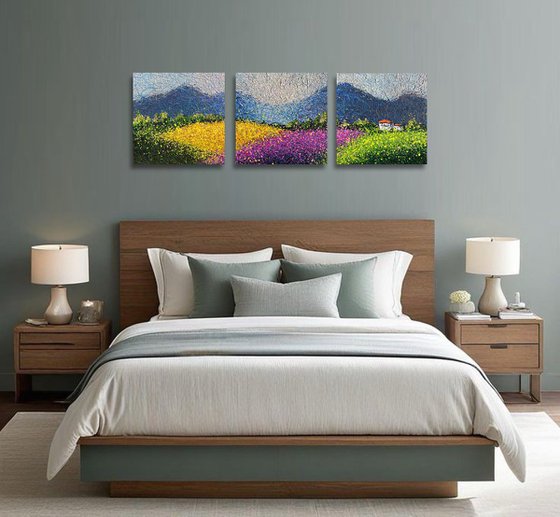 A Place Called Serenity - triptych