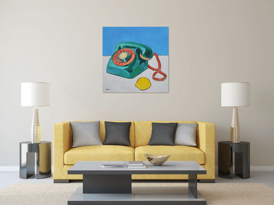 Phone and Lemon. Connection