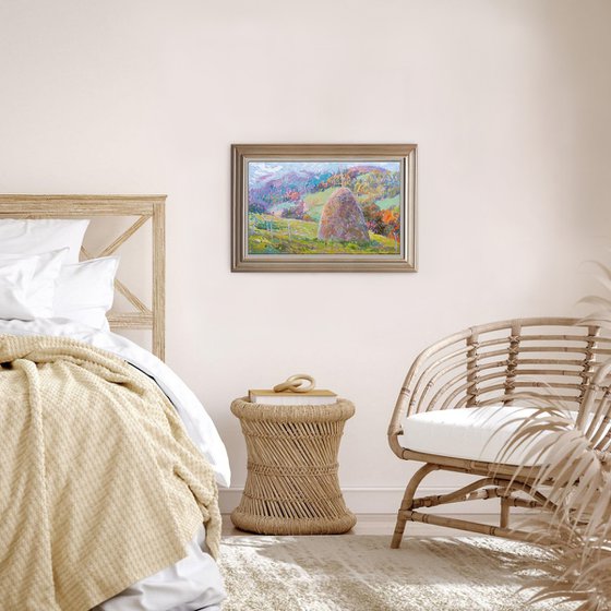 Gentle autumn. Carpathians.