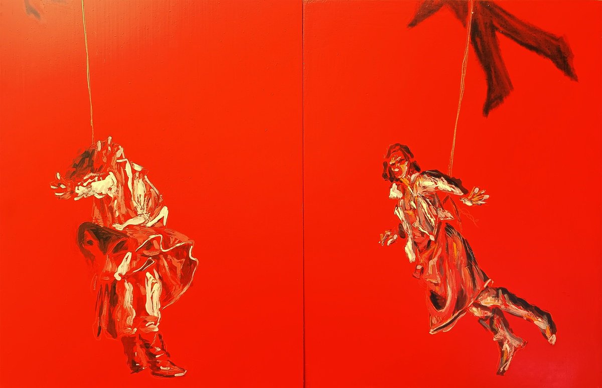 Portrait Oil Painting By Antonio Mele, 24 X 15, Witchs 4, Original Artwork