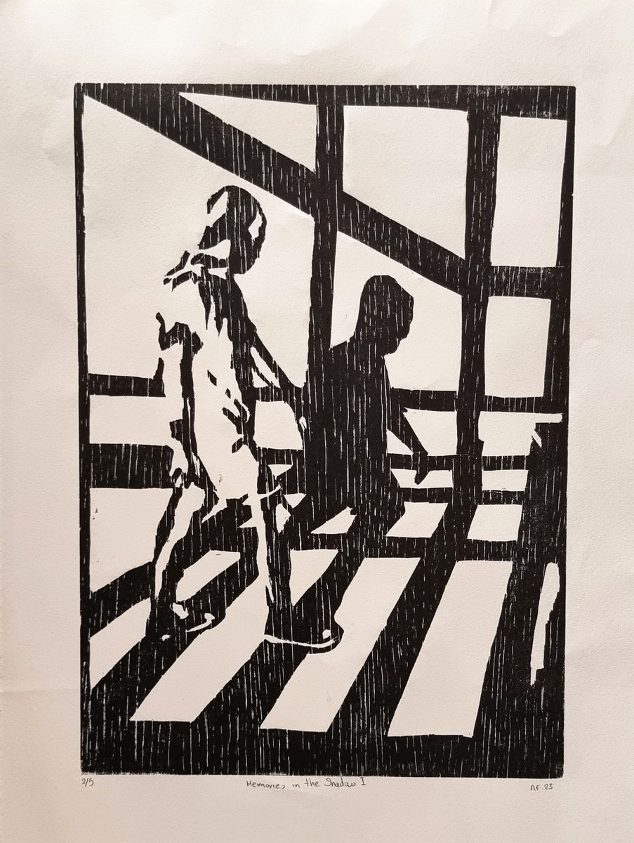 Memories in the shadow Etching / Engraving by Andriana Fakinou Artfinder