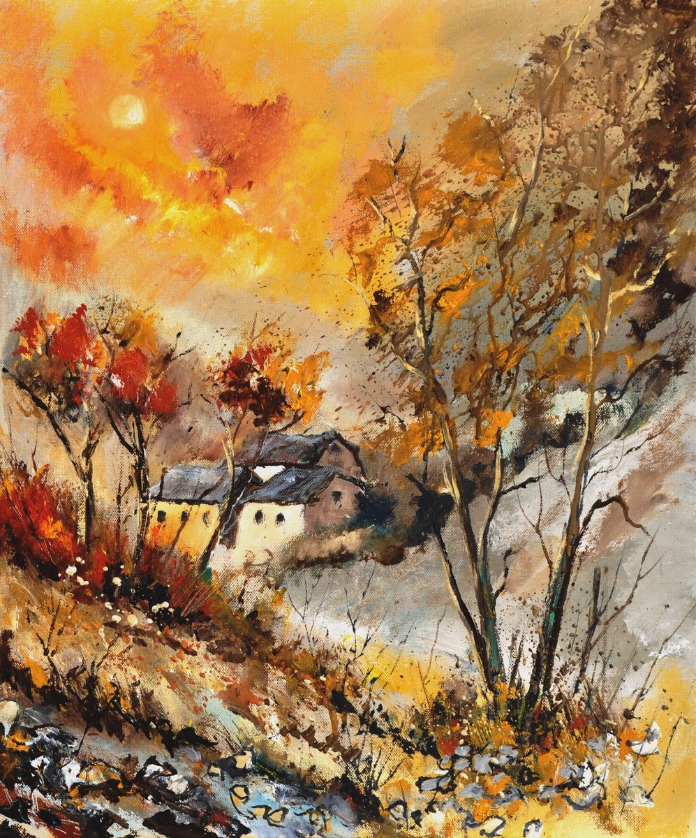 Autumnal orange by Pol Henry Ledent