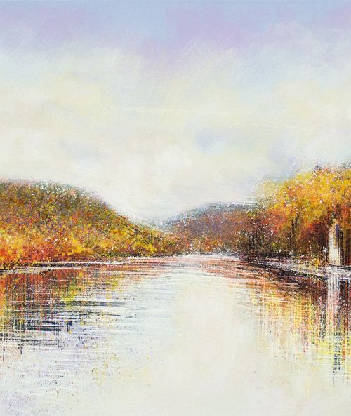 Delaware River Valley In The Fall by Marc Todd