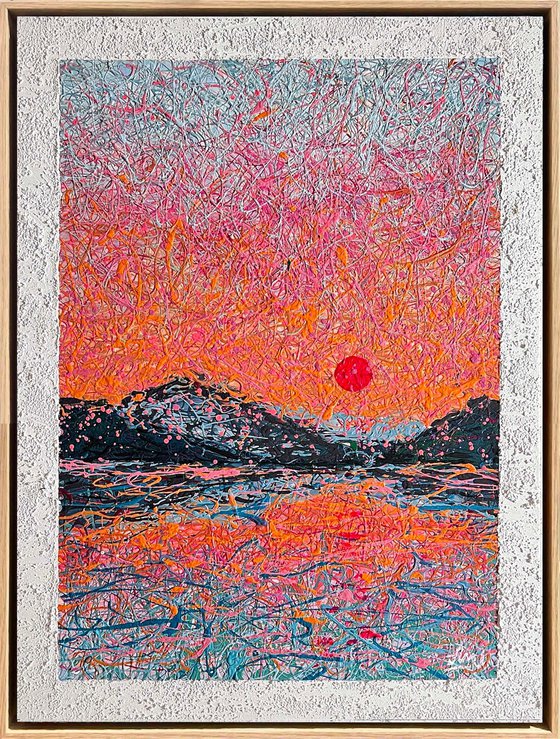 A Letter Written in Light - Framed diptych