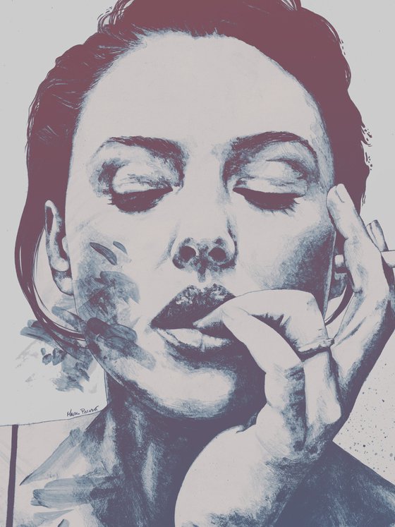 Monica B: blue