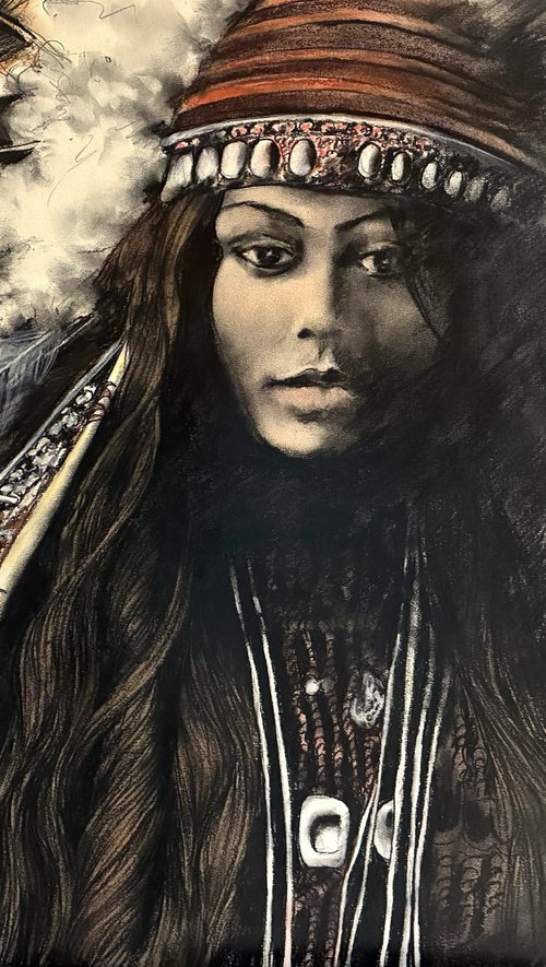 Gola -5 Native American by David Kofton