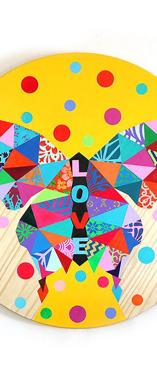 Yolia – Original Painting on wood panel by Gardani Art
