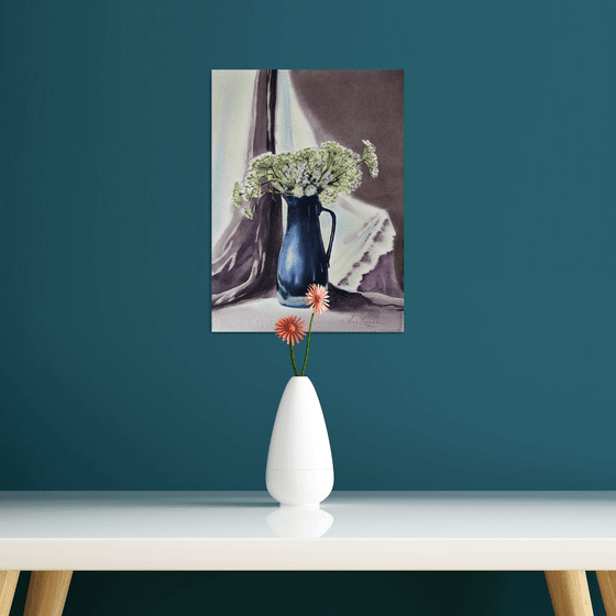 Still life with wild flowers