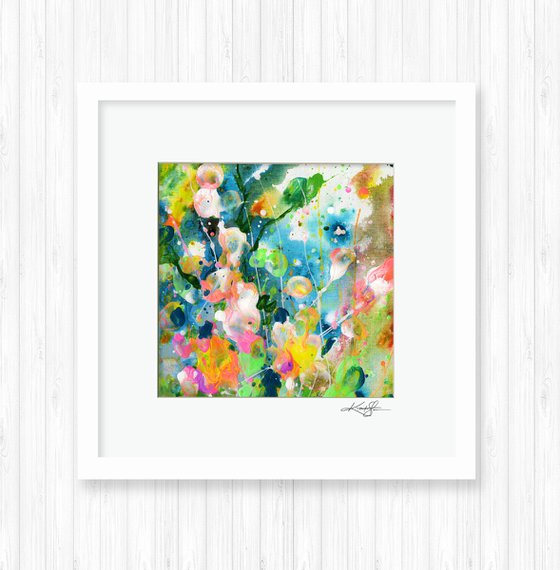 Among The Blooms 12 - Floral Abstract Painting by Kathy Morton Stanion