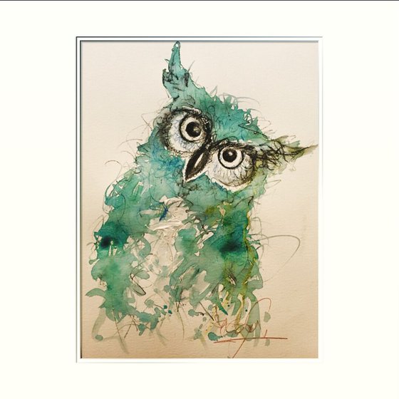 Teal owl 🦉2