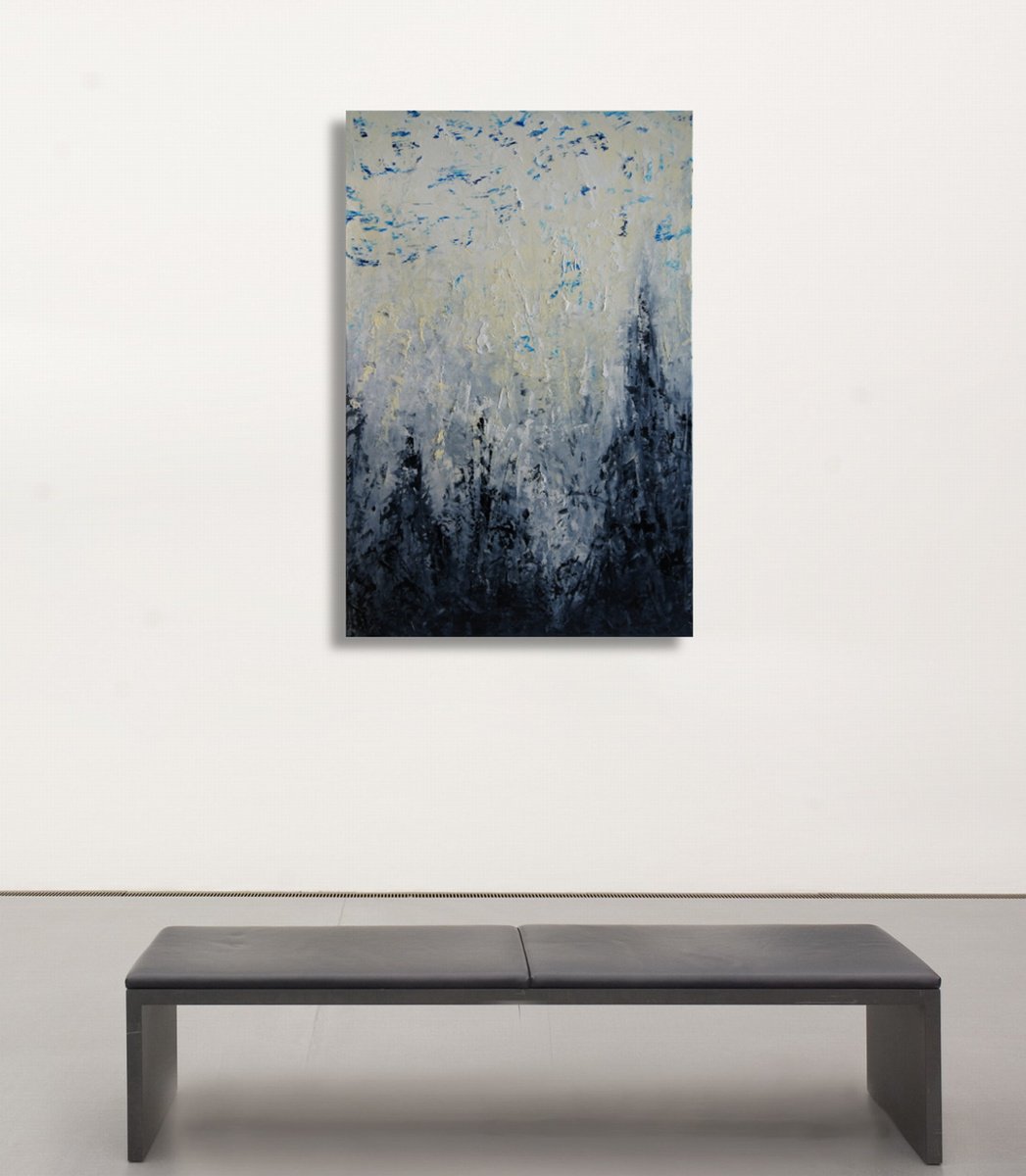 Misty Morning II (90 x 60 cm) XL (36 x 24 inches) by Ansgar Dressler