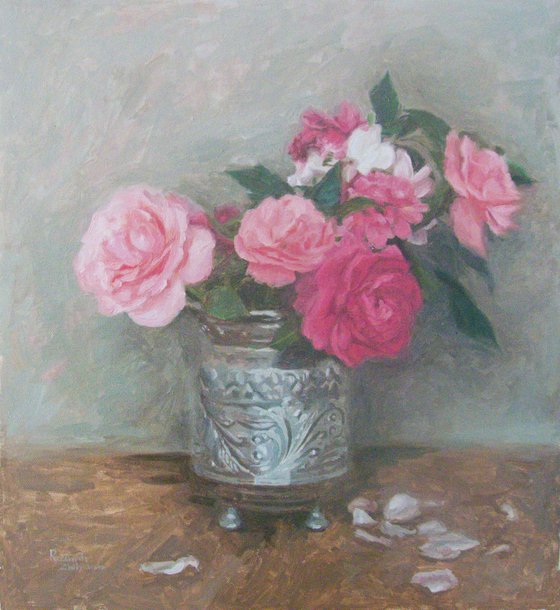 Roses, geraniums and gardenias