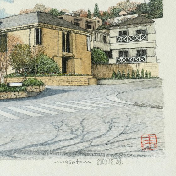 Sloping Street Scene