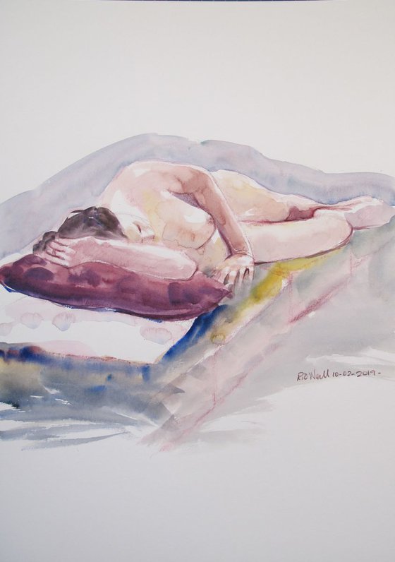 reclining female nude