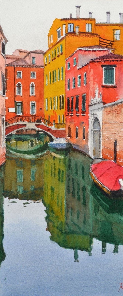 Calm reflections by Ramesh Jhawar