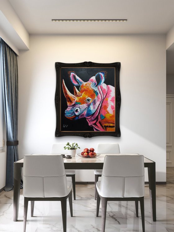 Neon Rhino