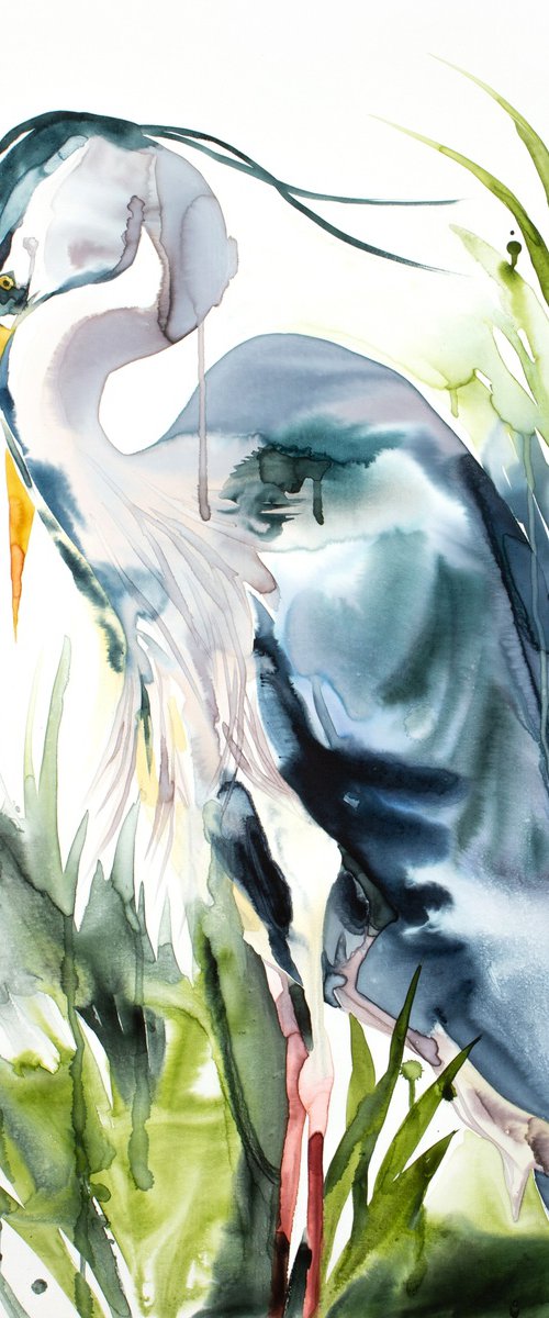 Heron No. 32 by Elizabeth Becker