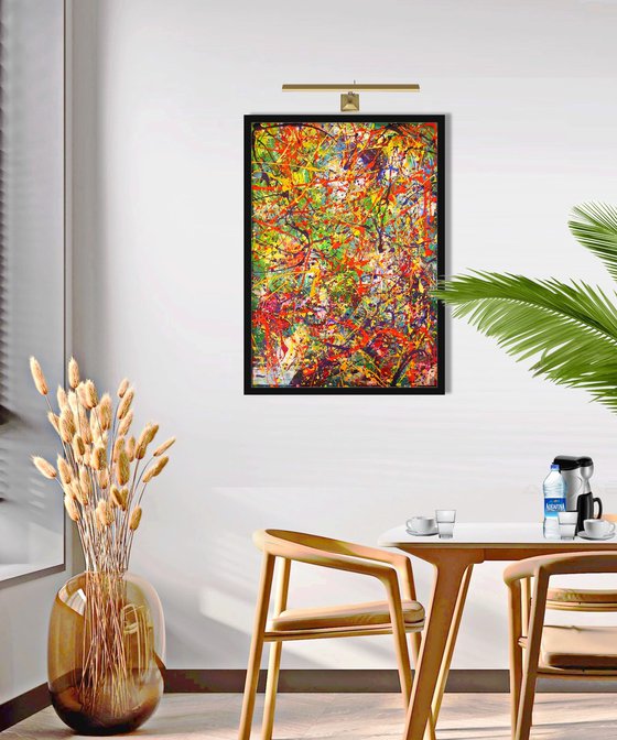 COLORFUL NATURE,   framed