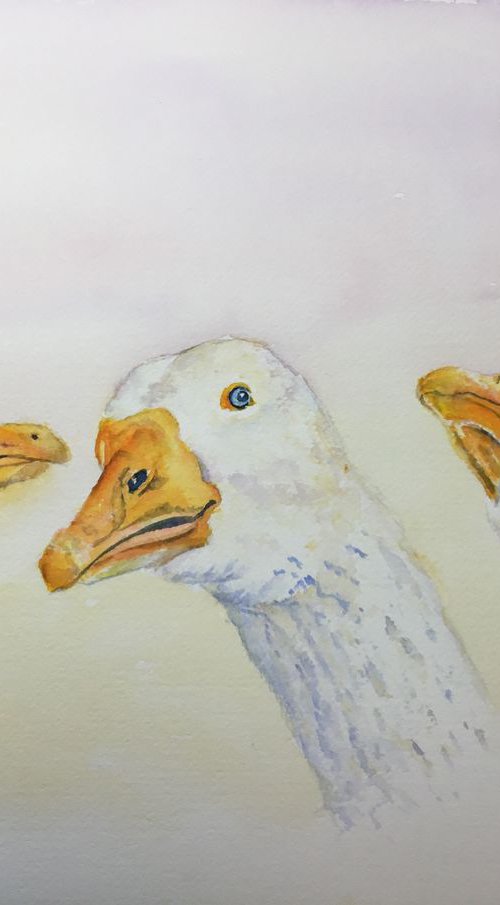 Three geese by Sabrina’s Art