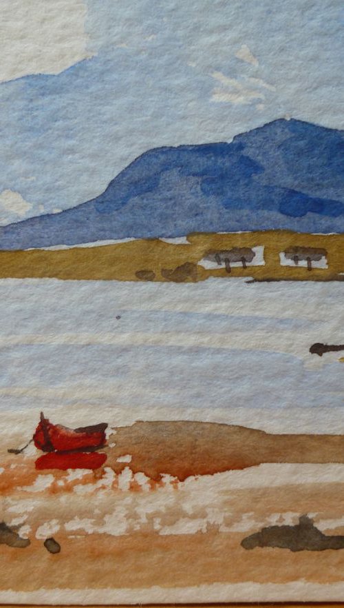 Donegal Coastline with Muckish Mountain by Maire Flanagan