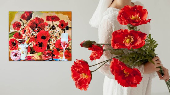 Breakfast for a beautiful woman