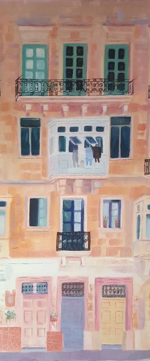 Malta Facade by Mary Stubberfield