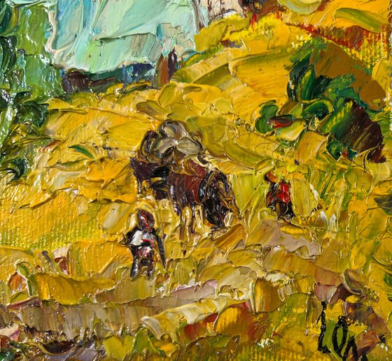 Noon in the village