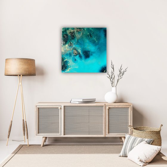 Golden Halo, Blue Depth #5