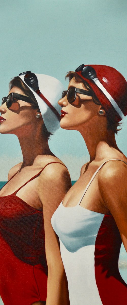 St. Tropez in red by Johnny Popkess