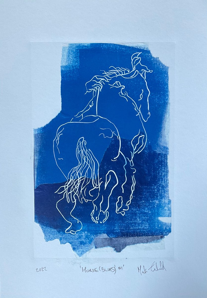 Horse (Blues) #1 by Mark Thirlwell