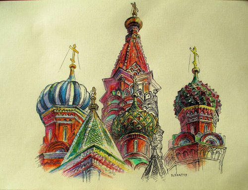 Saint Basil's Cathedral 2 by Ilshat Nayilovich