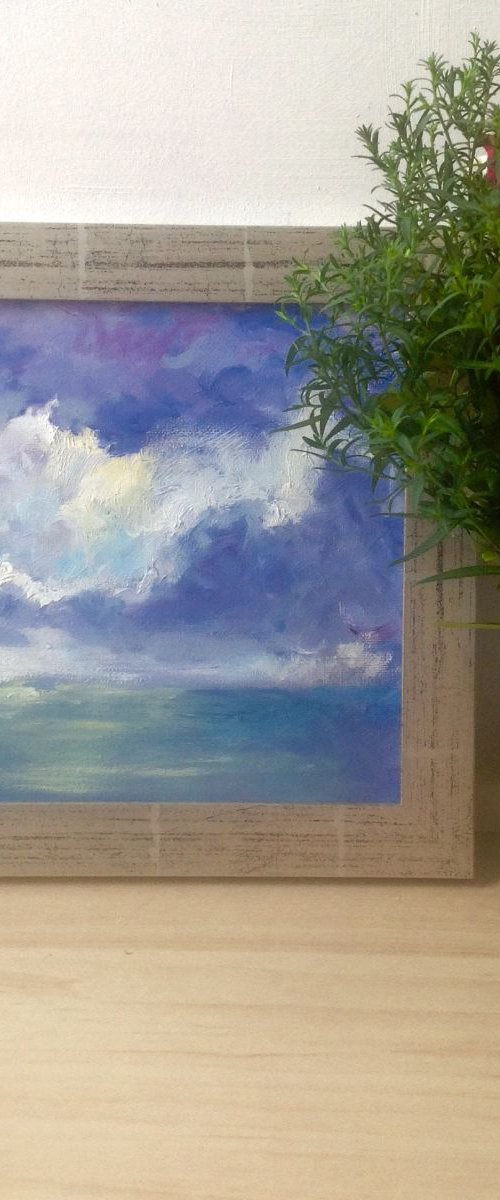 Sea landscape etude by Nataliia Nosyk