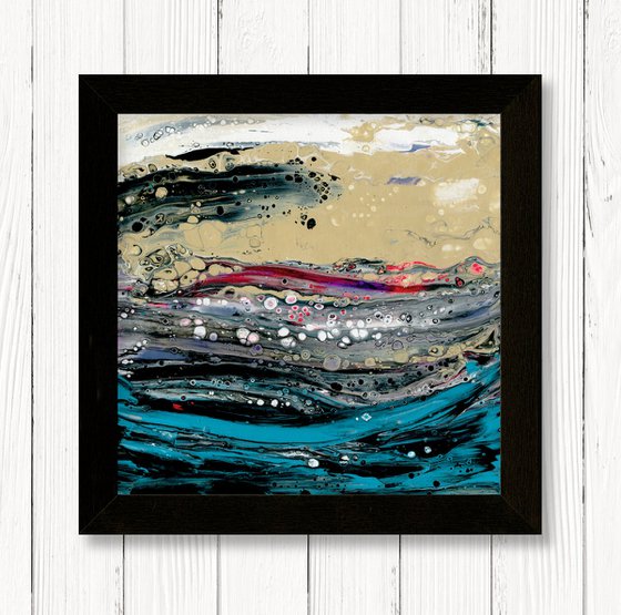 Natural Moments 94 - Framed  Abstract Art by Kathy Morton Stanion
