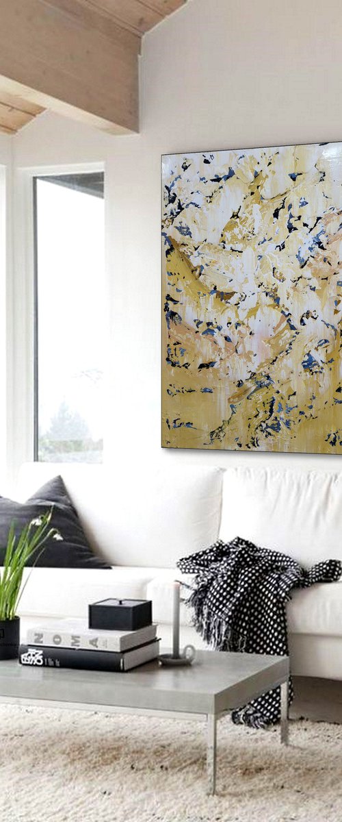 120x100cm. / Abstract painting / Abstract 2318 by Alex Senchenko