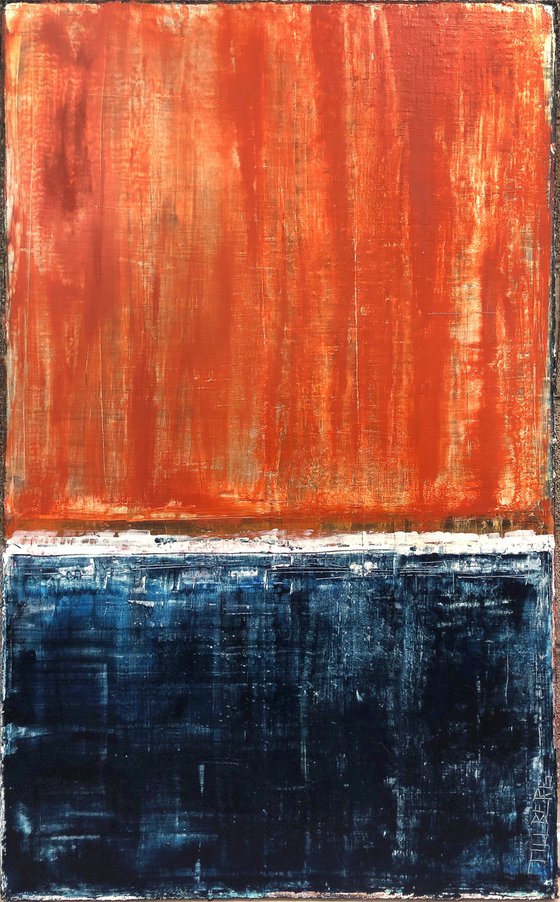 Terra Cotta Blues (48x30in)