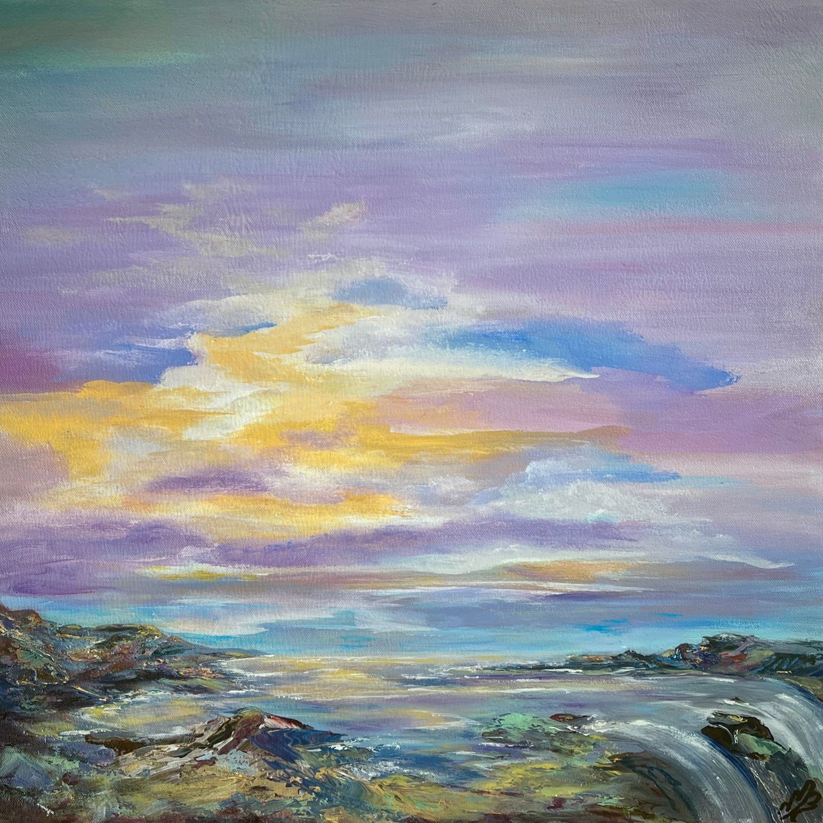  Sky At Play By Marja Brown, 2 X 21, Artwork For Sale On Artfinder