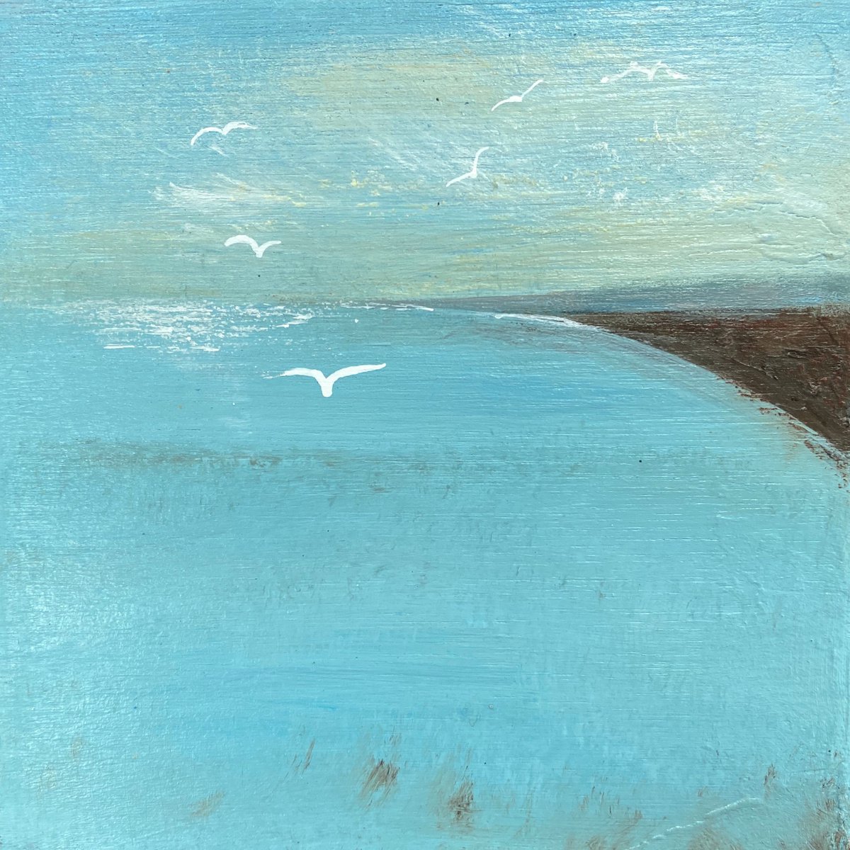 Seasons - Summer Nothing out at Sea but Gulls by Teresa Tanner