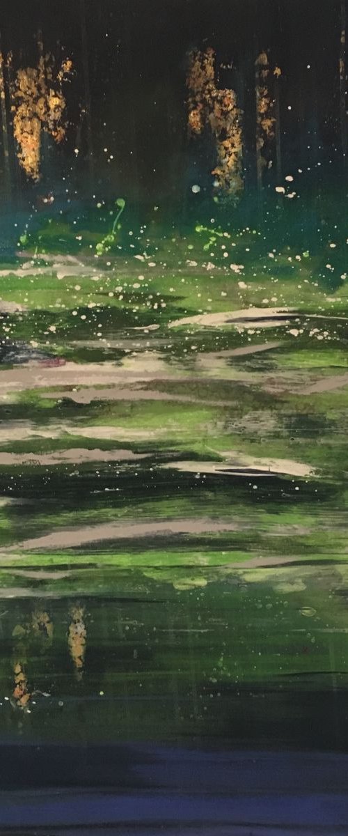 Lagoon by Amanda Lakin Art
