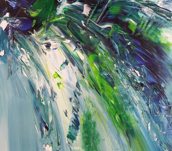 Turquoise Blue Waves C 2