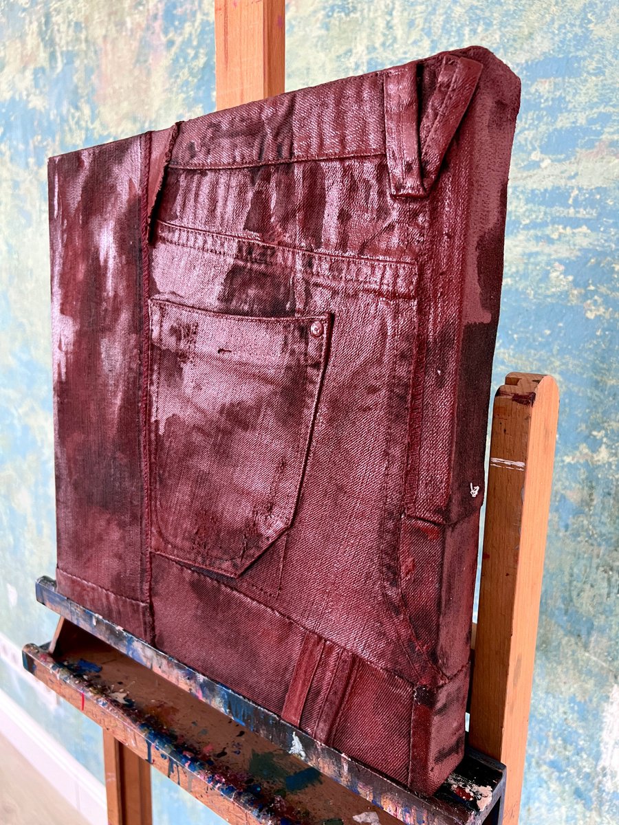 Abstract Sculpture By Inga Makarova, 16 X 16, Ex Boyfriends 2, Original Artwork