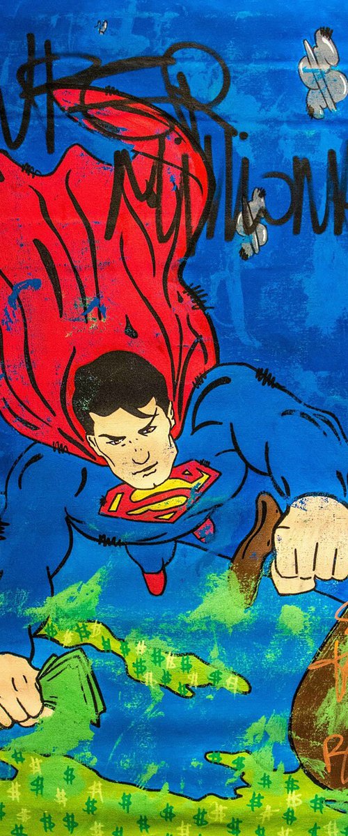 Super Millionaire Man by Carlos Pun Art