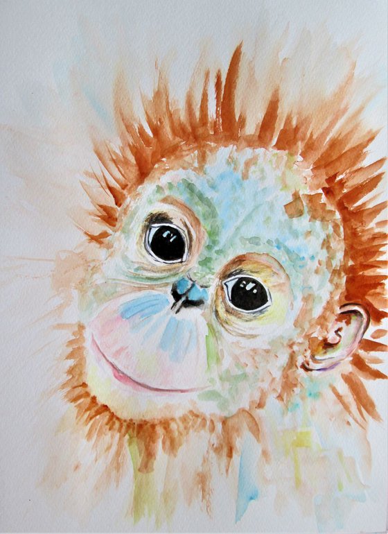 Orangutan Baby Monkey